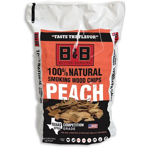 B&B Peach Smoking Wood Chips | Academy