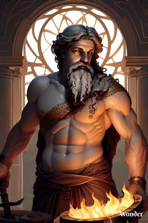 HEPHAESTUS - The god of fire and blacksmiths Greek And Roman Mythology ...