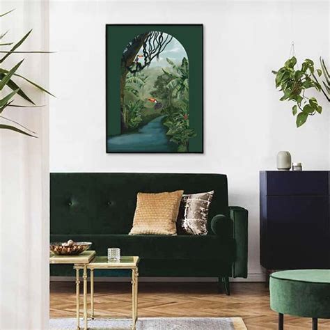 Buy Affordable Studio Artemist Tropical Jungle 7 Nature Canvas Painting ...
