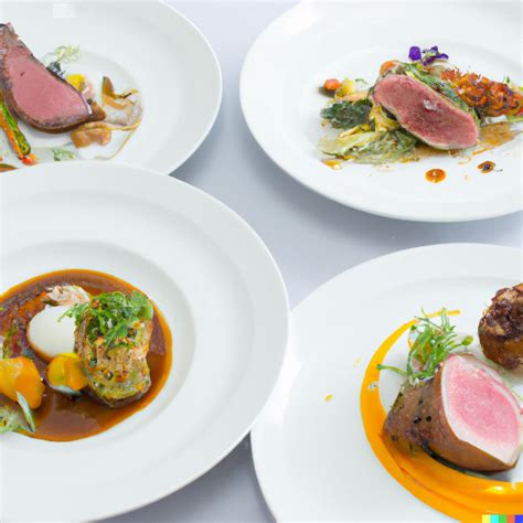A four course meal at a five star restaurant | DALL·E 2 | OpenArt