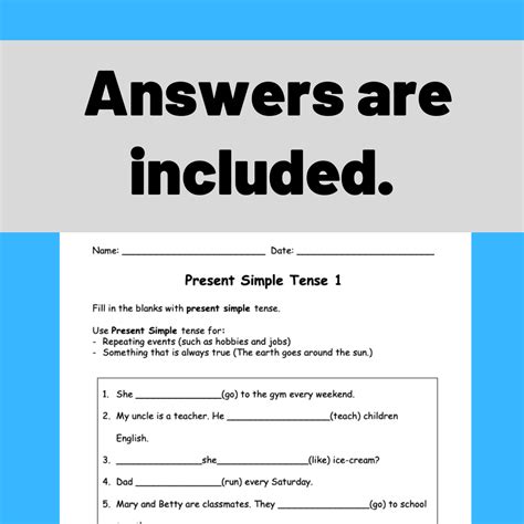 Image result for Present Simple Grammar Exercises