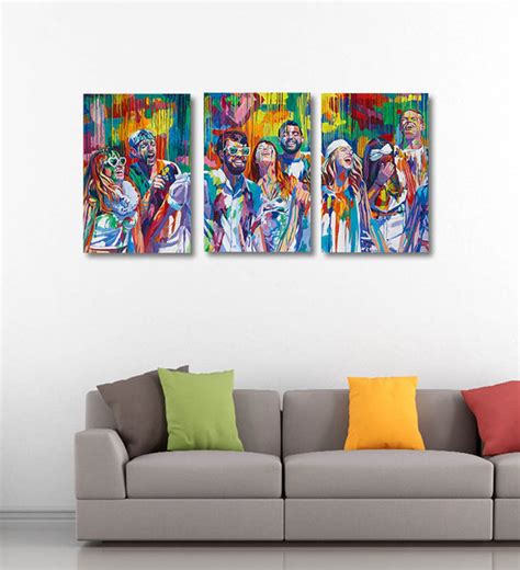 People In The Colorful Rain - Art Panels by Christopher Noel | Buy ...