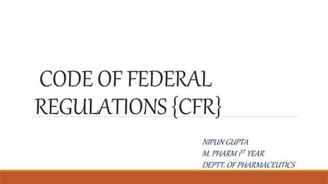 Image result for Code of Federal Rules