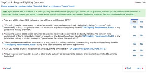 TSA Pre Check Application 的图像结果