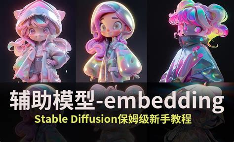 Embedding模型基础讲解--Stable diffusion保姆级使用教程 - 3D数字教程_ Stable diffusion - 虎课网