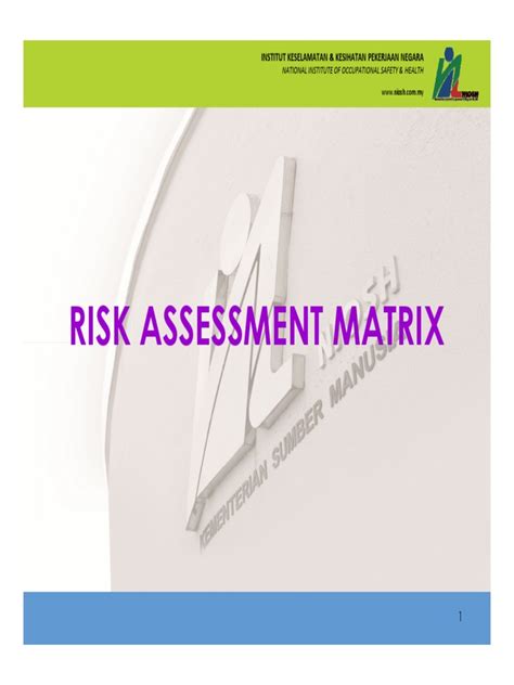 Image result for Matrix Box for Risk Assessment