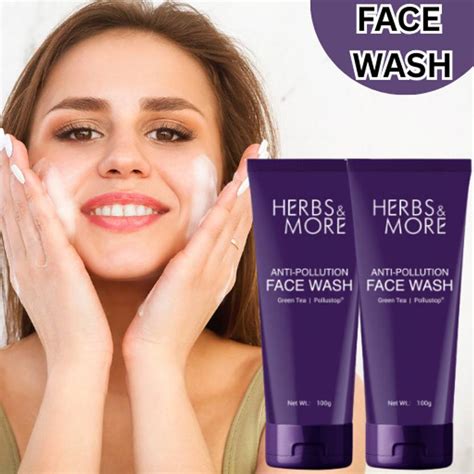 HERBS & MORE SKin Brigtening FACE WASH-ANTI POLLUTION FACE WASH Face ...