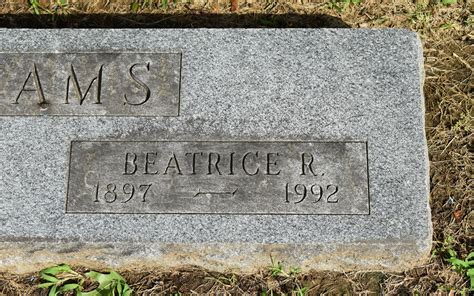Sadie Beatrice “"Bea"” Reid Williams (1897-1992) – Memorial Find a Grave
