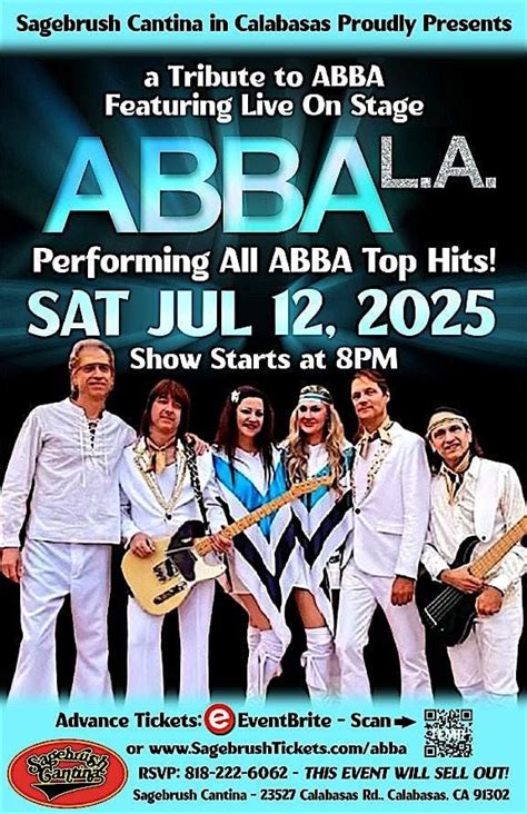 Tribute To ABBA Featuring Live On Stage ABBA LA, 23527 Calabasas Rd, 12 ...