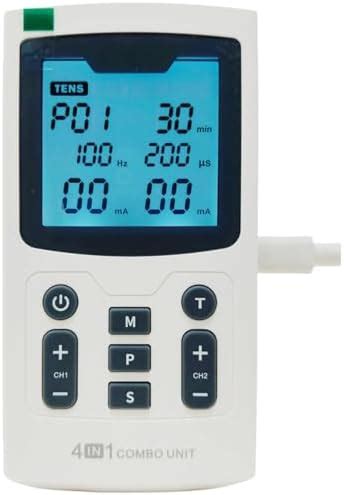 Combi 4 in 1 TENS, EMS MS, IFT, RUSSIAN Current for Pain Relief for ...