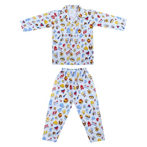 Buy superminis Boy's & Girl's Cotton Printed Night Suit Set Pack of 1 ...