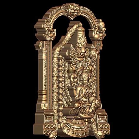 Divine tirumala tirupati 3D model pendant file - Buy Now!