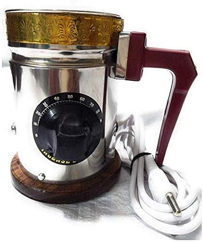 Electric Dhoop Dani Incense Burner with Handle Camphor Diffuser ...