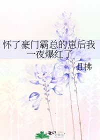 《怀了豪门霸总的崽后我一夜爆红了》且拂_晋江文学城_【原创小说|纯爱小说】