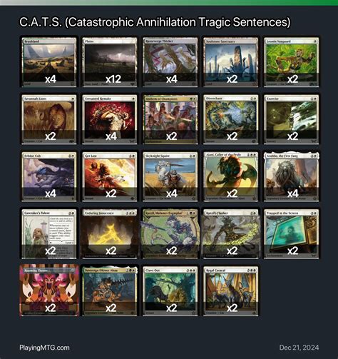C.A.T.S. (Catastrophic Annihilation Tragic Sentences) Magic: the ...