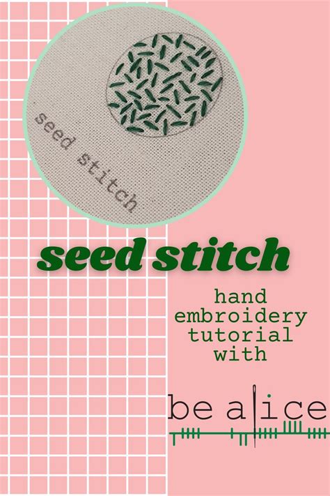 Seed Stitch Tutorial 的图像结果