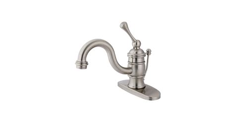Kingston Brass KB3408BL Victorian 1.2 GPM Single Hole Bathroom Faucet ...
