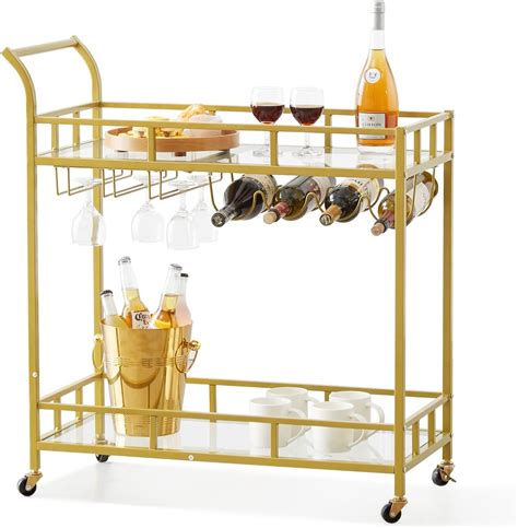 Small Bar Cart Gold at Bobby Mosca blog