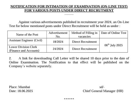 MAHATRANSCO Exam Date 2025 Out, LDC & AE Exam Schedule (Official)