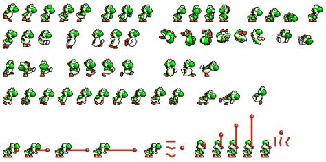 Snes super mario world sprites - loperslt
