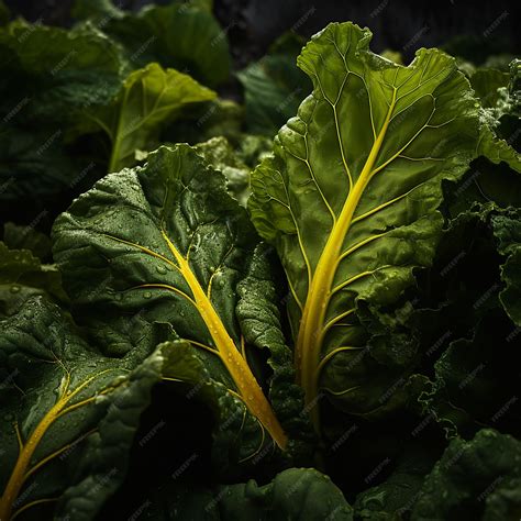 Premium Photo | Natural Color Mustard Greens Wallpaper