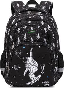 Flipkart.com | Frantic Printed Kids School Bag for Daily Use(RR_Black ...