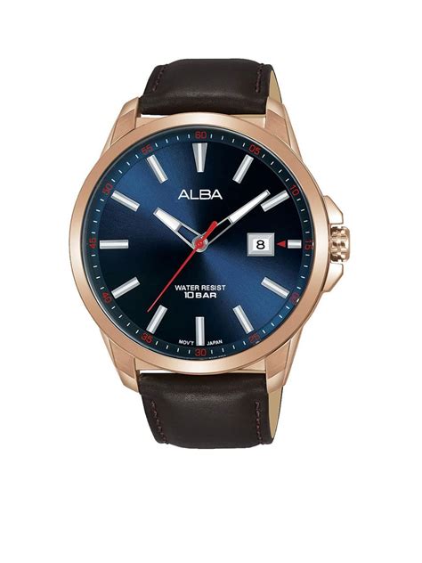 ALBA นาฬิกาข้อมือผู้ชาย รุ่น AS9H10X สีน้ำเงิน | Central.co.th