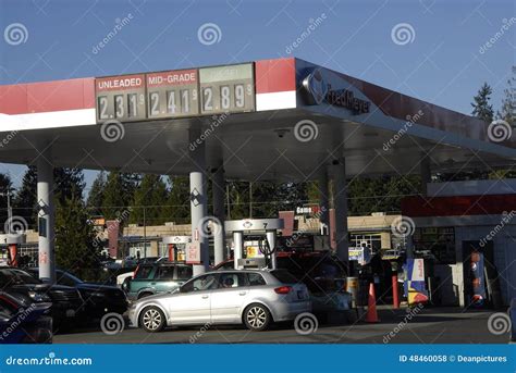FRED MEYER GASOLINE editorial stock photo. Image of auto - 48460058