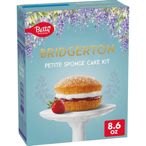 Betty Crocker Bridgerton Petite Sponge Cake Baking Kit, 8.6 oz - Walmart.com