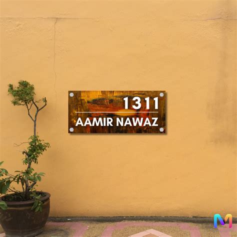 Art Collection - Contemporary Art 05 | Premium Custom Name Plate For H ...