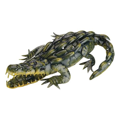 Regal Art & Gift 6.5-in H x 16.6-in W Green Alligator in the Garden ...