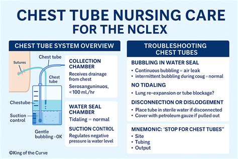 🧠 Chest Tube Nursing Care for NCLEX: Key Concepts, Troubleshooting, and ...