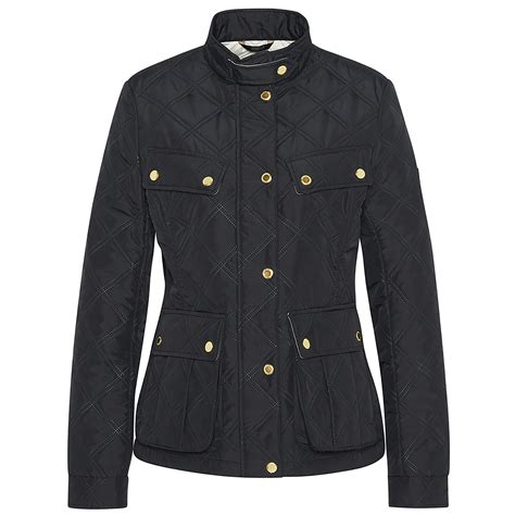 Barbour International Women's Halsey Quilted Jacket - Black | British ...