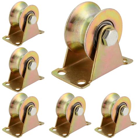 MANCHAP 6 Pack 2 Inch U Groove Wheel Pulley, Steel India | Ubuy