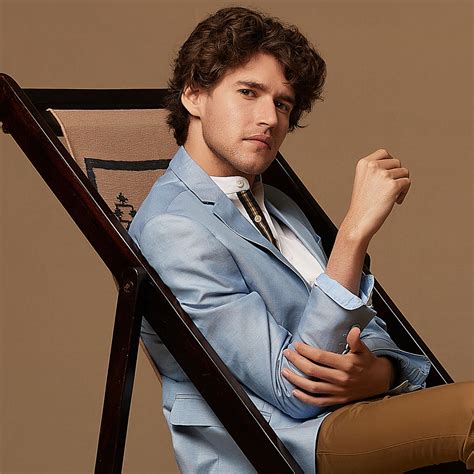 Sky Blue Linen Blend tailored Blazer | Tea & Tailoring