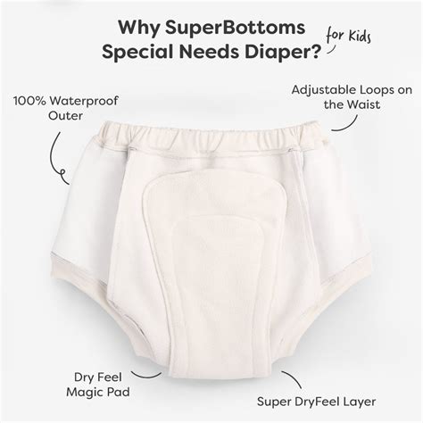 Special Kids Diaper in a Pack of 3 by SuperBottoms - SuperBottoms