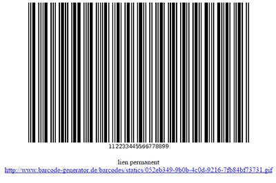 Creer Un Code Barre 的图像结果