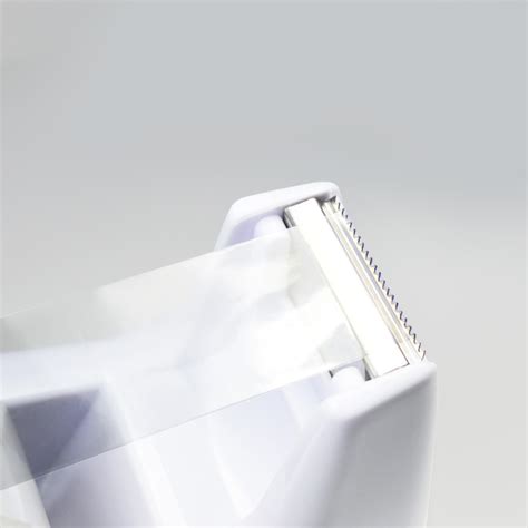 500 Heavy Duty Tape Dispenser & 2 Tape Rolls - White - Rapesco Worldwide