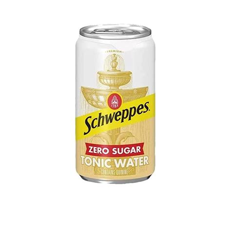 Buy Schweppes Zero Sugar Tonic Water 7.5oz Mini Cans, 24 Units Online ...