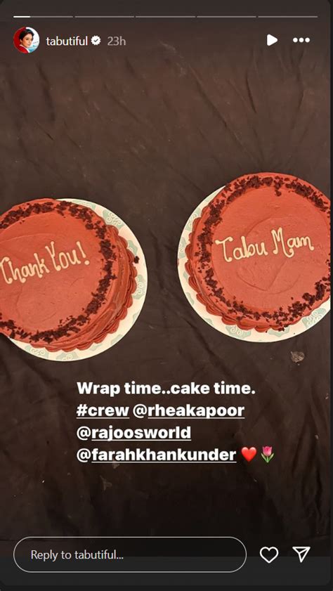 This is how Tabu wrapped up shooting for 'Crew'