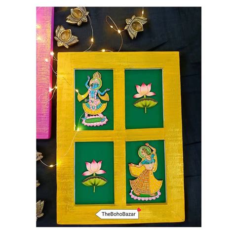 Kiwad Radha Krishna Frames – TheBohoBazar