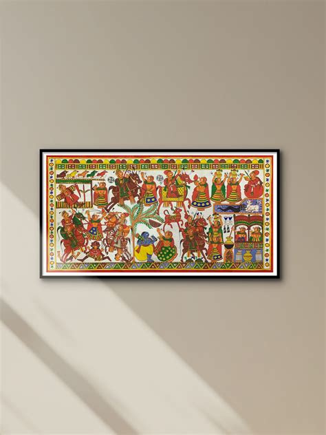 The Procession | Phad painting | Phad paintings for sale