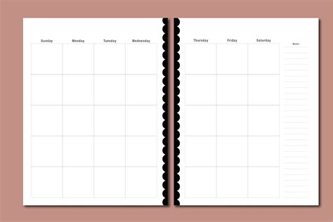 Printable Vertical Weekly Planner - Printable Word Searches
