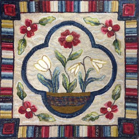 Rug Hooking Patterns 的图像结果