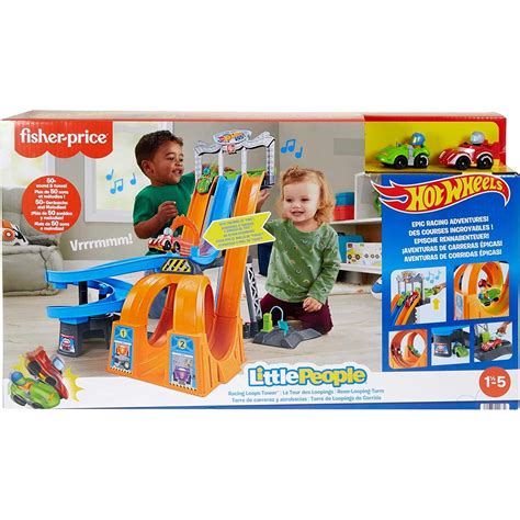 Fisher Price Hot Wheels Racing Loops Tower By Little People - S&D Kids