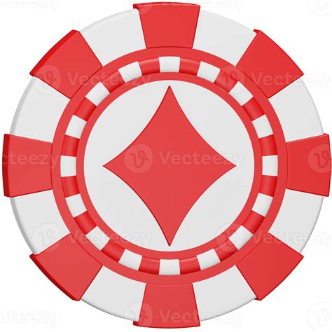 Casino chip diamond 3d rendering isometric icon. 15081417 PNG