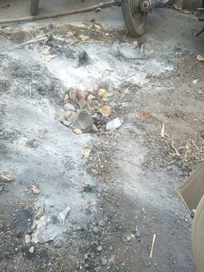 Newly laid road dug up for Holi - Times of India