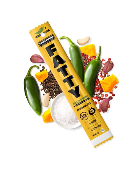 FATTY 2 oz Jalapeno Cheddar | Best Beef Stick | Sweetwood Smoke & Co.