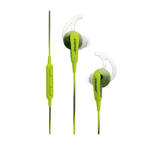 Bose SoundSport In-Ear Headphones with Mic (Energy Green) for Apple ...