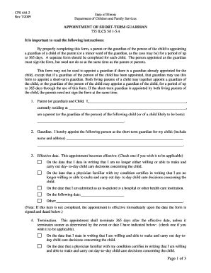IL CFS 444-2 2009 - Fill and Sign Printable Template Online